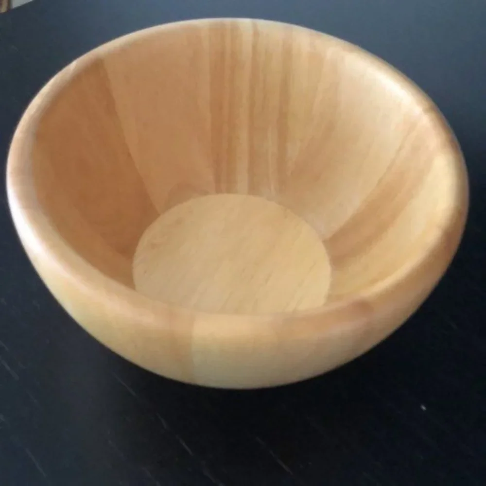 NEW Lipper Wooden Salad Bowls Collection Set of 4 Brown NEW
